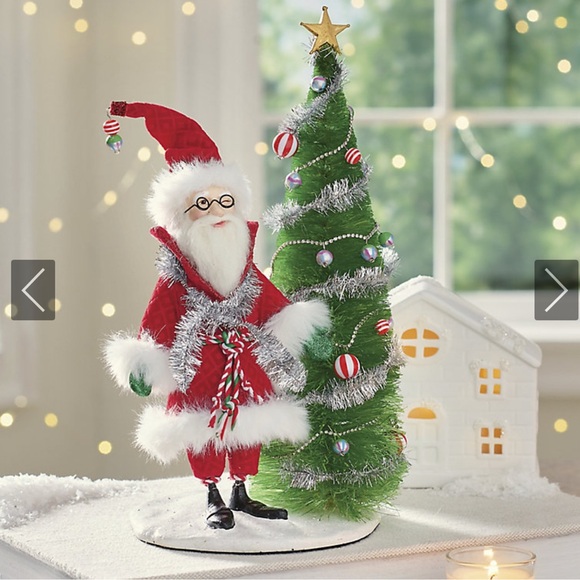 Grandin Road 3 ❤️💚 Holly Jolly Santa’s EUC - Picture 6 of 7